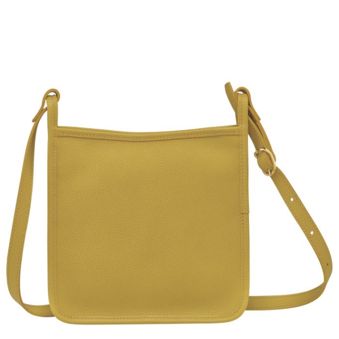 Women's Longchamp Le Foulonné S Crossbody Bags Yellow | UAE-3017LC