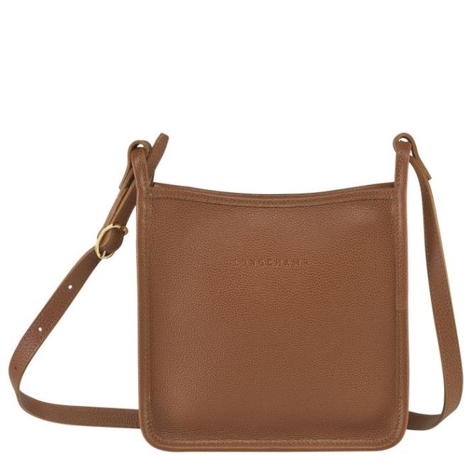 Women\'s Longchamp Le Foulonné S Crossbody Bags Brown | UAE-4812VT