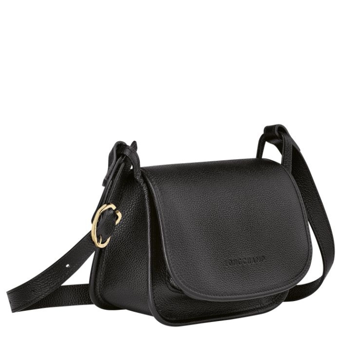 Women's Longchamp Le Foulonné S Crossbody Bags Black | UAE-7386PL