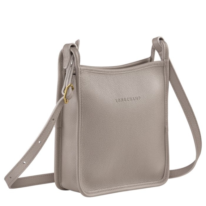 Women's Longchamp Le Foulonné S Crossbody Bags Grey | UAE-8042OT