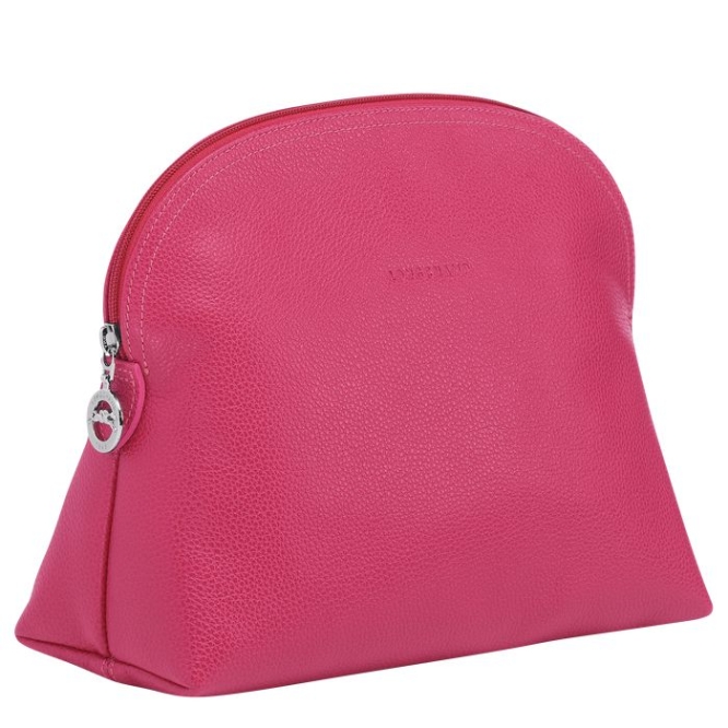 Women's Longchamp Le Foulonné Toiletry Bags Pink | UAE-0915DY