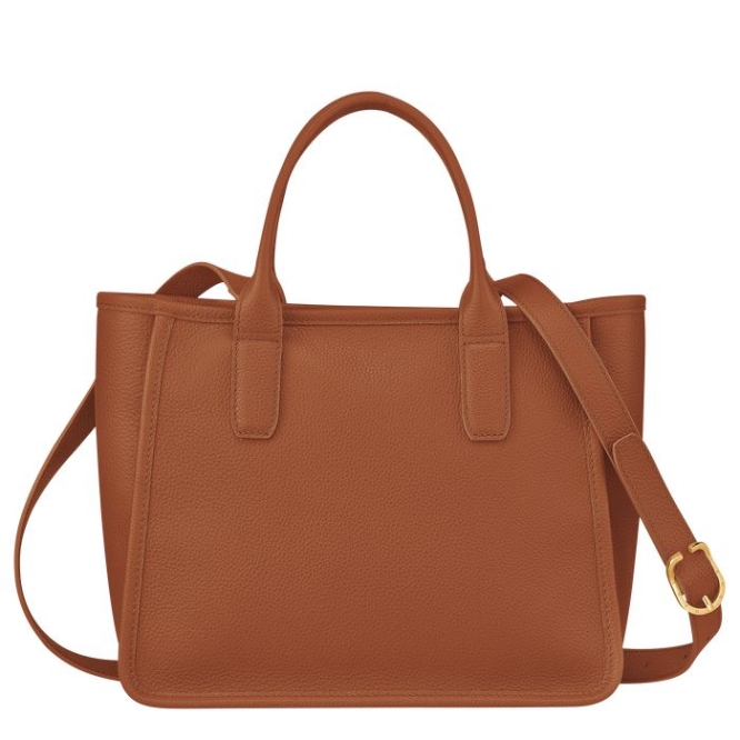 Women's Longchamp Le Foulonné Top-handle Bags Brown | UAE-2430HV