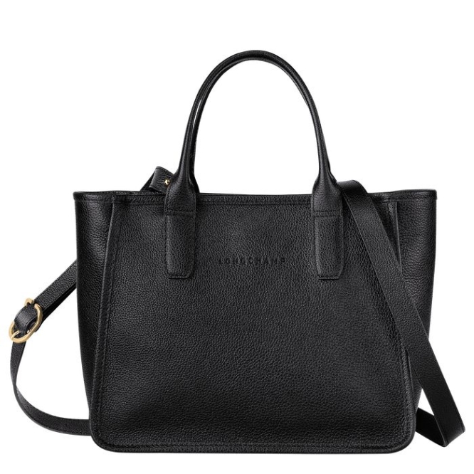 Women\'s Longchamp Le Foulonné Top-handle Bags Black | UAE-6728AT