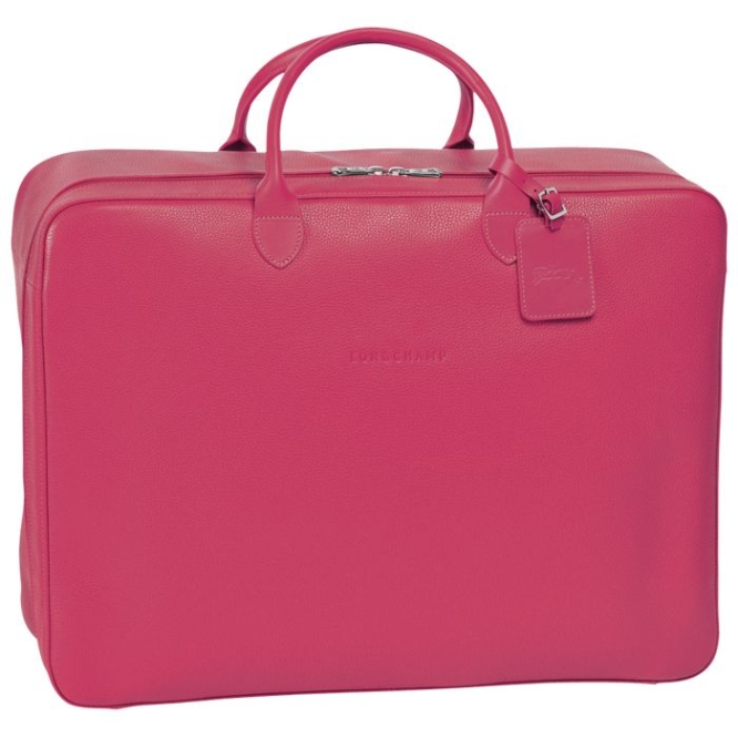 Women\'s Longchamp Le Foulonné Travel Bags Pink | UAE-5394OG