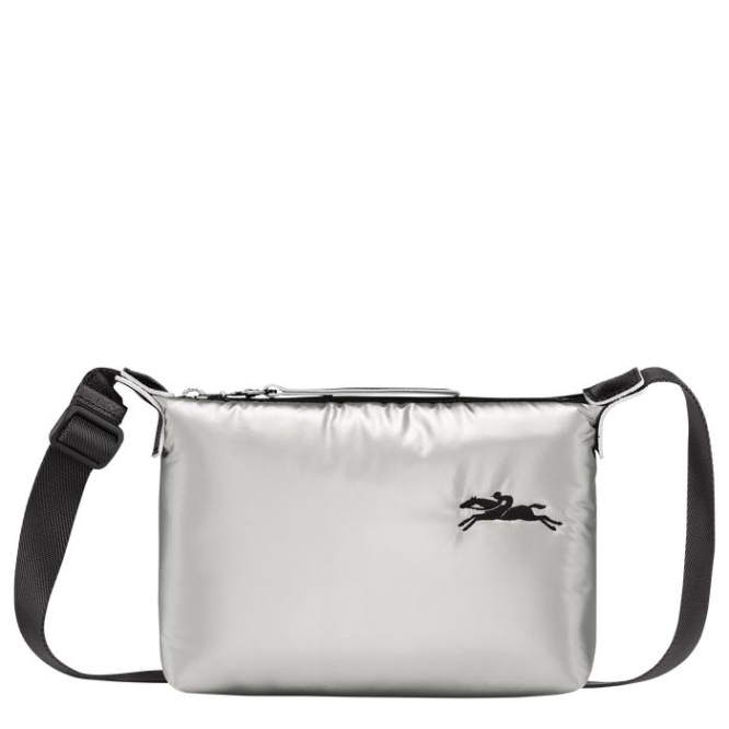 Women\'s Longchamp Le Pliage Alpin Belt Bags Silver | UAE-6781OZ