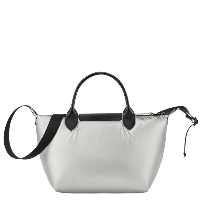 Women's Longchamp Le Pliage Alpin S Top-handle Bags Silver | UAE-7926PG