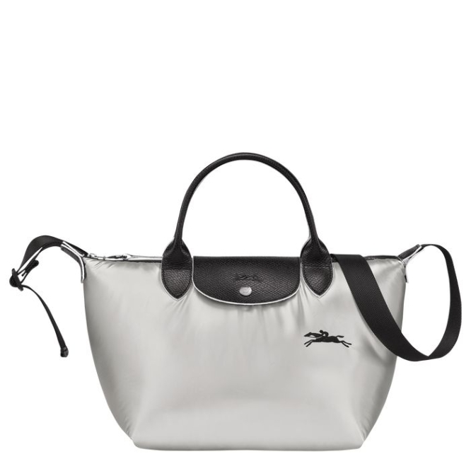 Women\'s Longchamp Le Pliage Alpin S Top-handle Bags Silver | UAE-7926PG