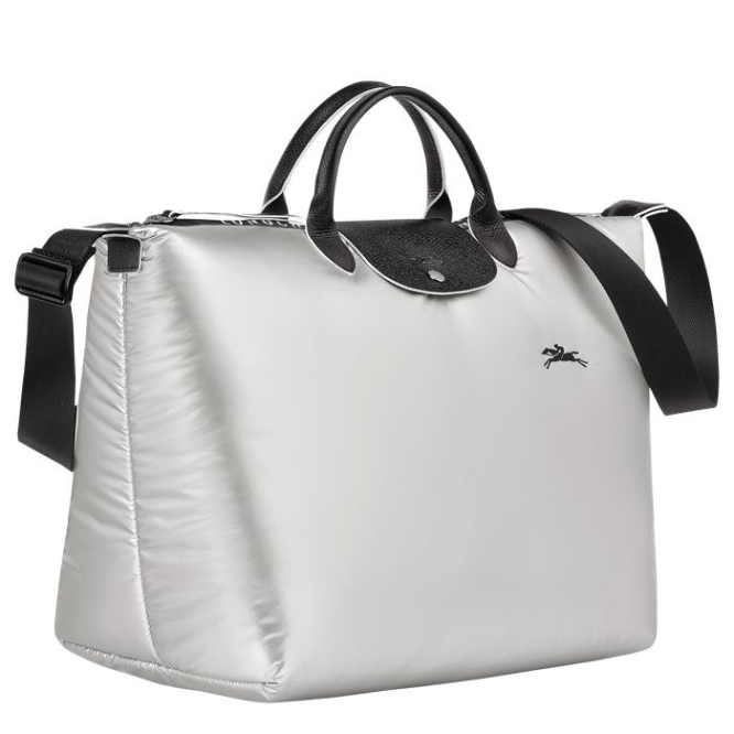 Women's Longchamp Le Pliage Alpin Travel Bags Silver | UAE-3780MY