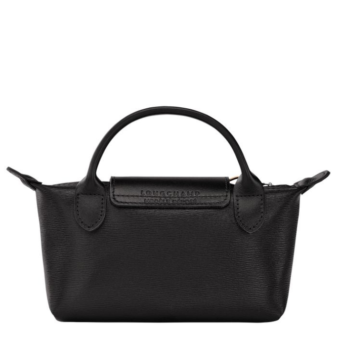 Women's Longchamp Le Pliage City Pouches & Cases Black | UAE-3869ZY