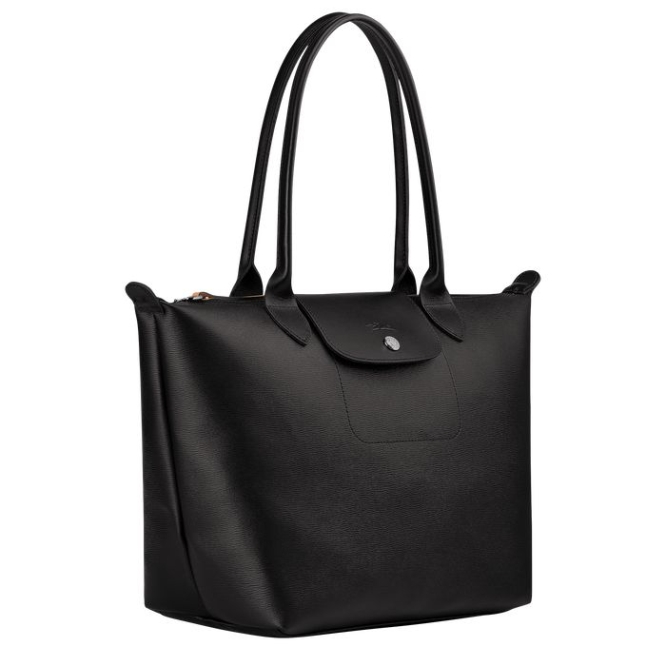 Women's Longchamp Le Pliage City S Shoulder Bags Black | UAE-1805NK