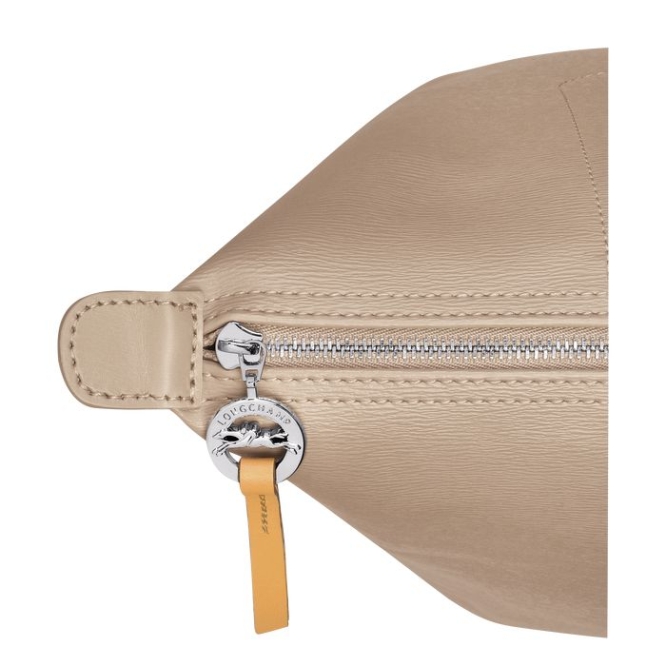 Women's Longchamp Le Pliage City S Shoulder Bags Beige | UAE-2894KM