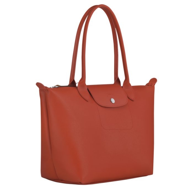 Women's Longchamp Le Pliage City S Shoulder Bags Red | UAE-6923GY