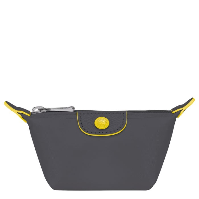 Women\'s Longchamp Le Pliage Club Cardholders & Coin Purses Grey | UAE-1370EY