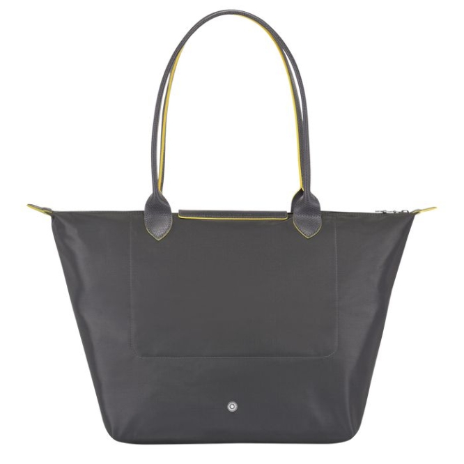 Women's Longchamp Le Pliage Club L Shoulder Bags Grey | UAE-5796YL