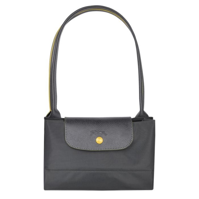 Women's Longchamp Le Pliage Club L Shoulder Bags Grey | UAE-5796YL