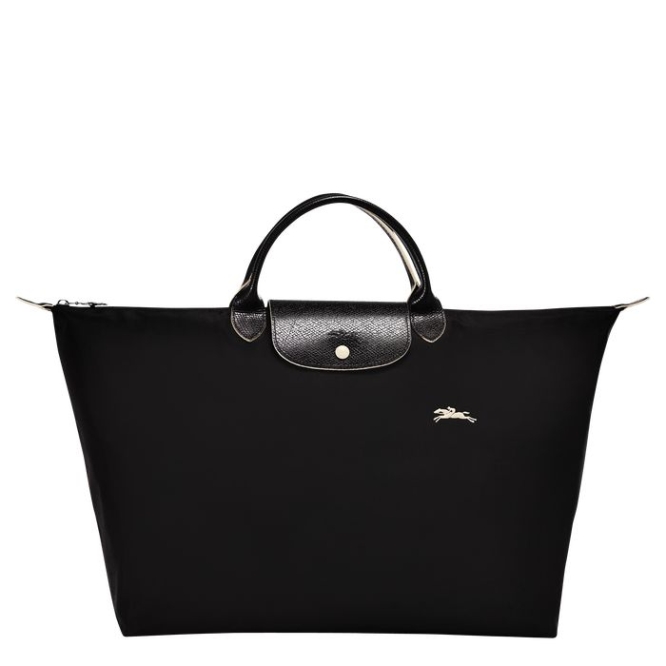 Women\'s Longchamp Le Pliage Club L Travel Bags Black | UAE-2016FA