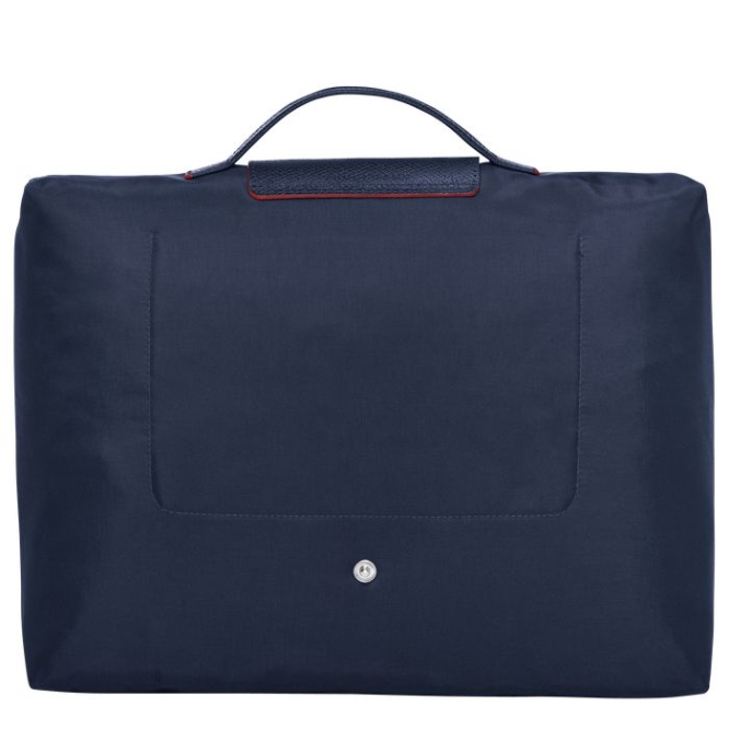 Women's Longchamp Le Pliage Club S Document Holders Navy | UAE-9162AN