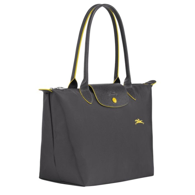 Women's Longchamp Le Pliage Club S Shoulder Bags Grey | UAE-7906UH