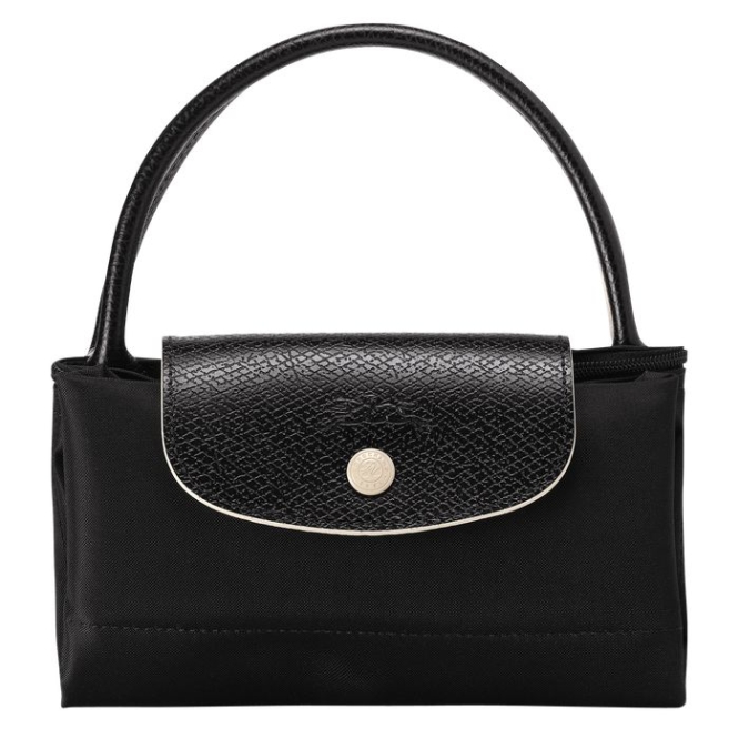 Women's Longchamp Le Pliage Club S Top-handle Bags Black | UAE-4170DA