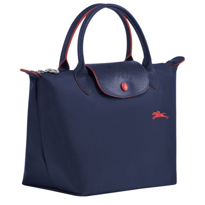 Women's Longchamp Le Pliage Club S Top-handle Bags Navy | UAE-4695CT