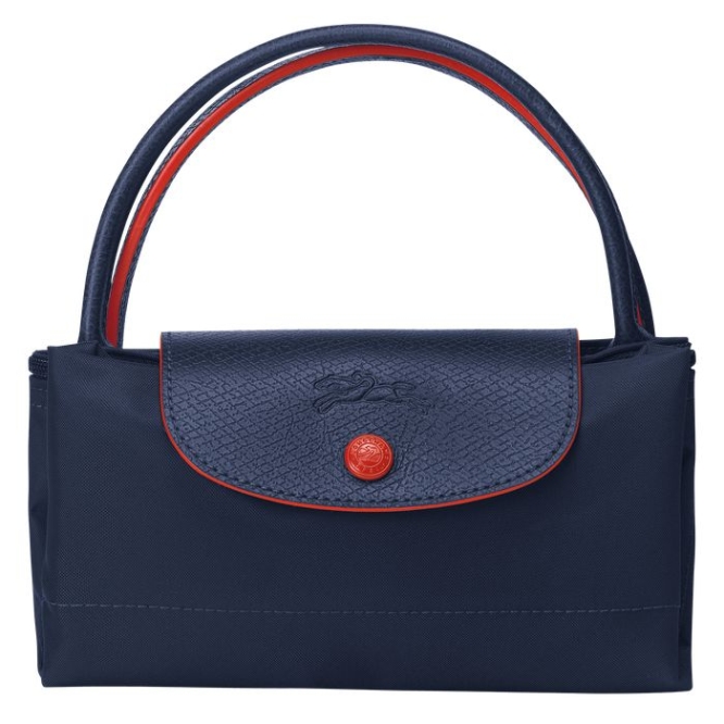 Women's Longchamp Le Pliage Club S Top-handle Bags Navy | UAE-4695CT