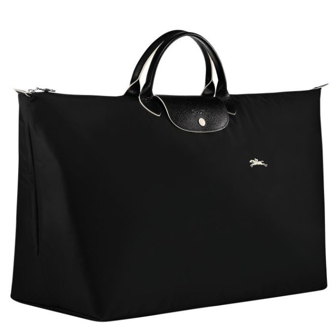 Women's Longchamp Le Pliage Club XL Travel Bags Black | UAE-8519RW