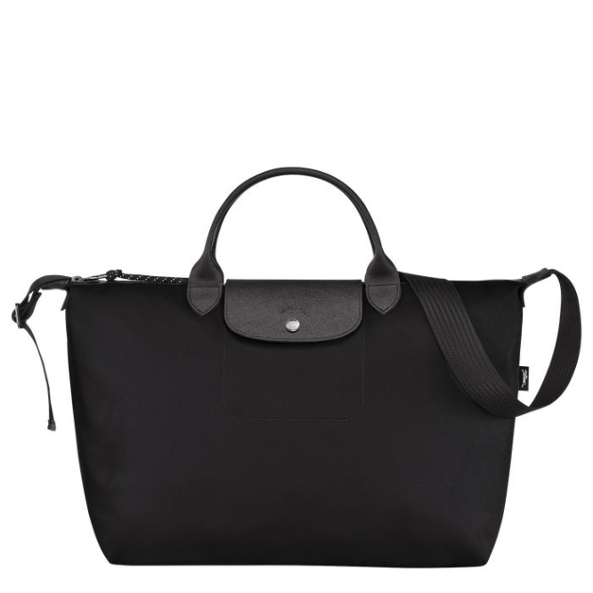 Women\'s Longchamp Le Pliage Energy L Top-handle Bags Black | UAE-9183KE