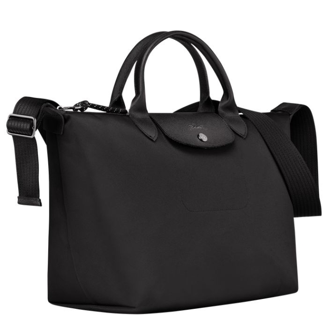 Women's Longchamp Le Pliage Energy M Top-handle Bags Black | UAE-4236OM