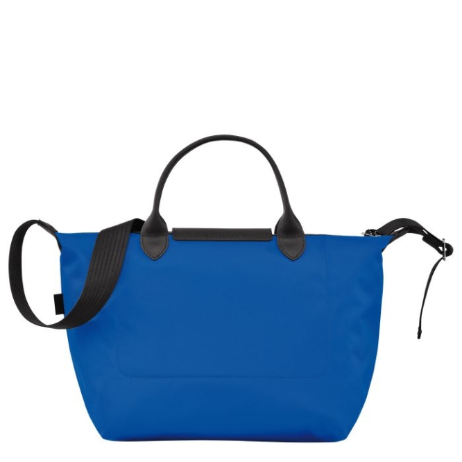 Women's Longchamp Le Pliage Energy M Top-handle Bags Blue | UAE-7695DN