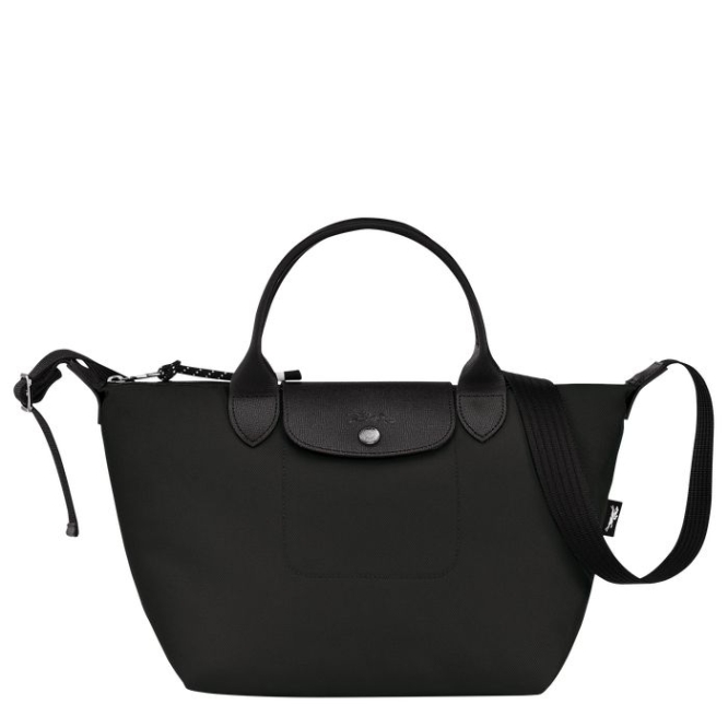 Women\'s Longchamp Le Pliage Energy S Top-handle Bags Black | UAE-2846CG