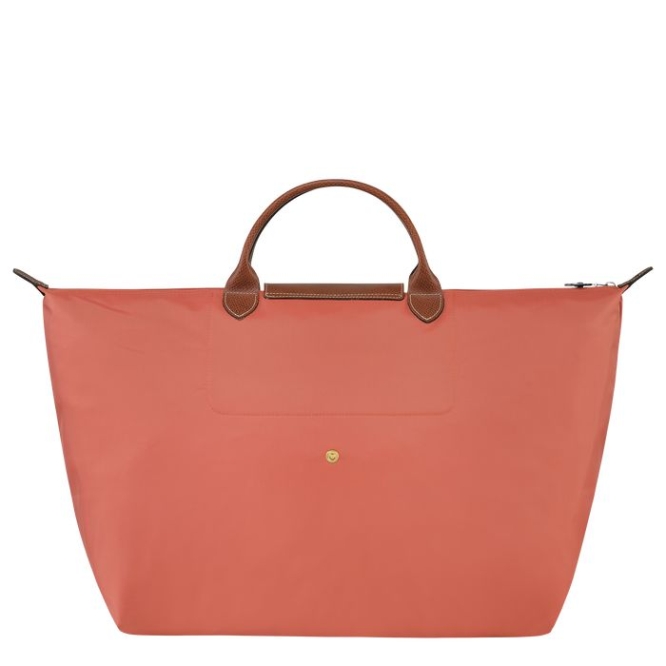 Women's Longchamp Le Pliage L Travel Bags Pink | UAE-3489DB