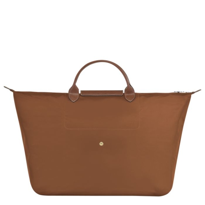 Women's Longchamp Le Pliage L Travel Bags Brown | UAE-6327JT