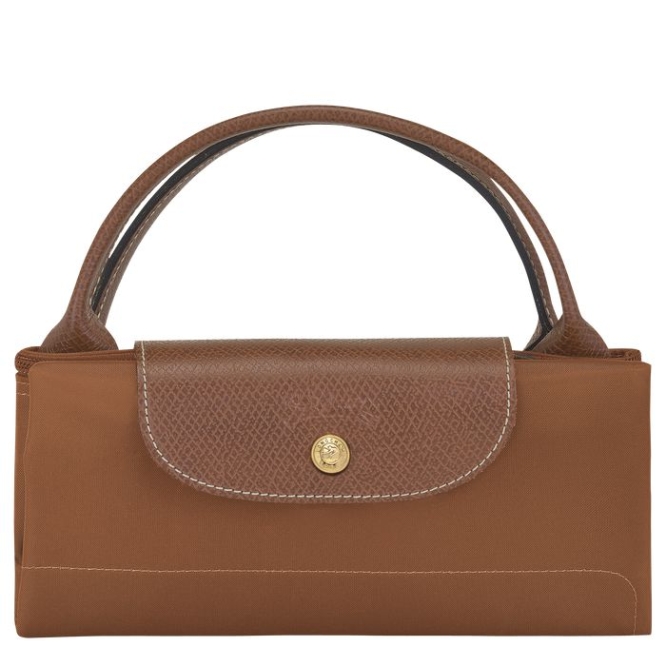 Women's Longchamp Le Pliage L Travel Bags Brown | UAE-6327JT