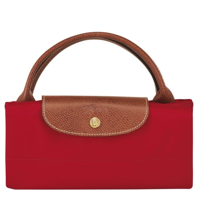 Women's Longchamp Le Pliage L Travel Bags Red | UAE-6478PQ