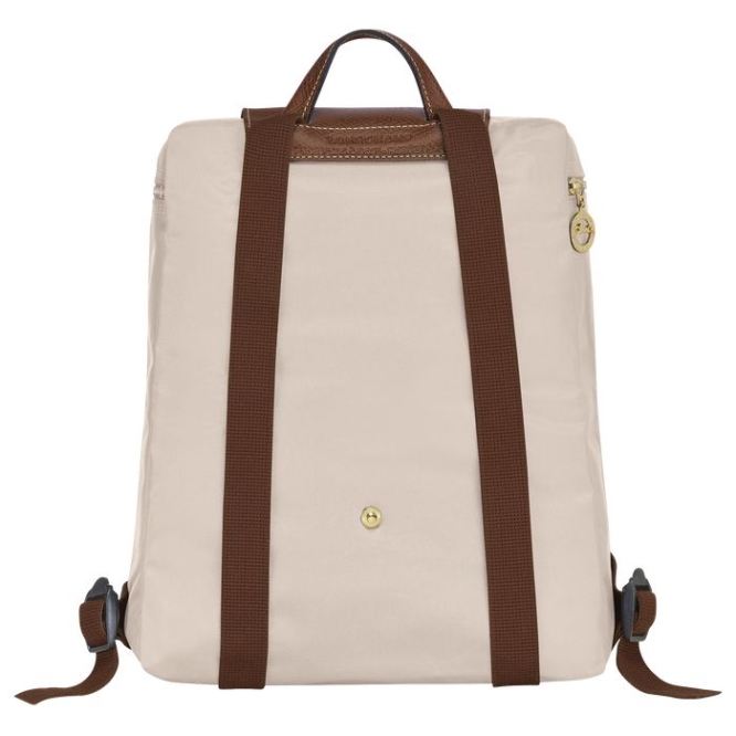 Women's Longchamp Le Pliage Original Backpacks Beige | UAE-4195OM