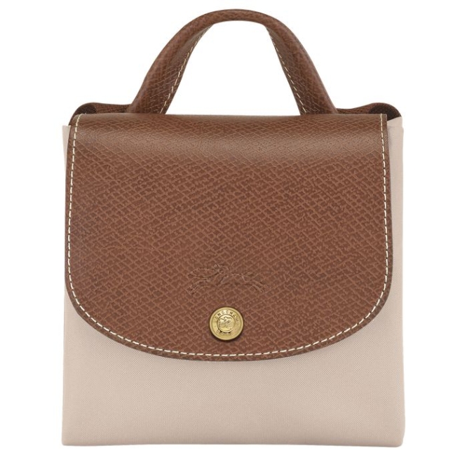 Women's Longchamp Le Pliage Original Backpacks Beige | UAE-4195OM