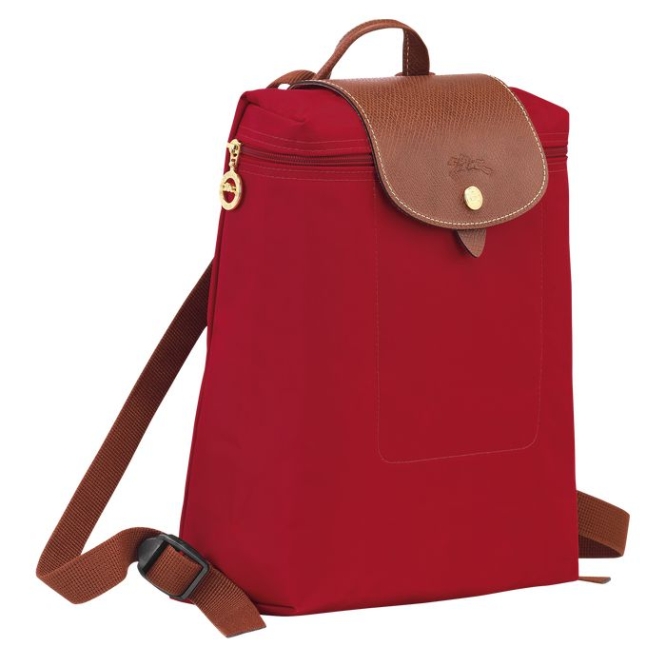 Women's Longchamp Le Pliage Original Backpacks Red | UAE-7201XQ