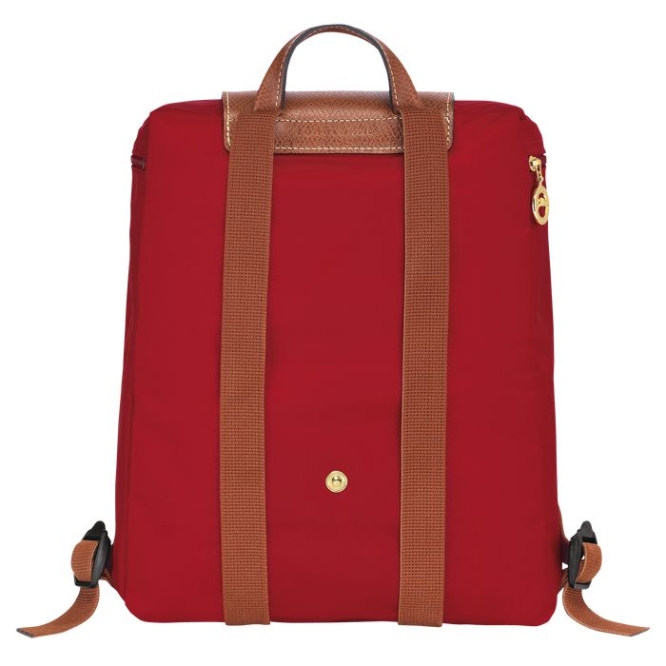 Women's Longchamp Le Pliage Original Backpacks Red | UAE-7201XQ