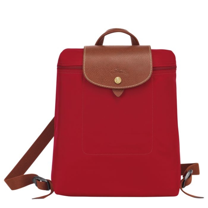 Women\'s Longchamp Le Pliage Original Backpacks Red | UAE-7201XQ