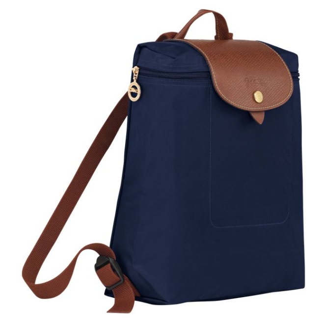 Women's Longchamp Le Pliage Original Backpacks Navy | UAE-9457IR