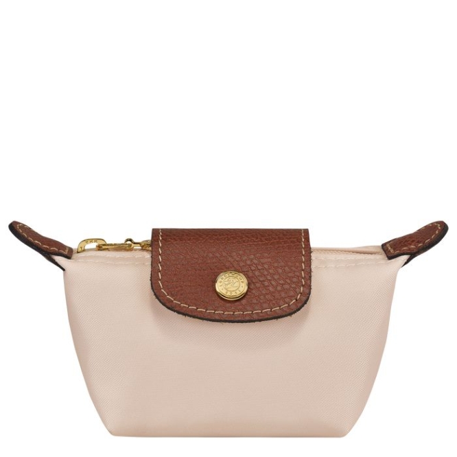 Women\'s Longchamp Le Pliage Original Cardholders & Coin Purses Beige | UAE-0198YQ