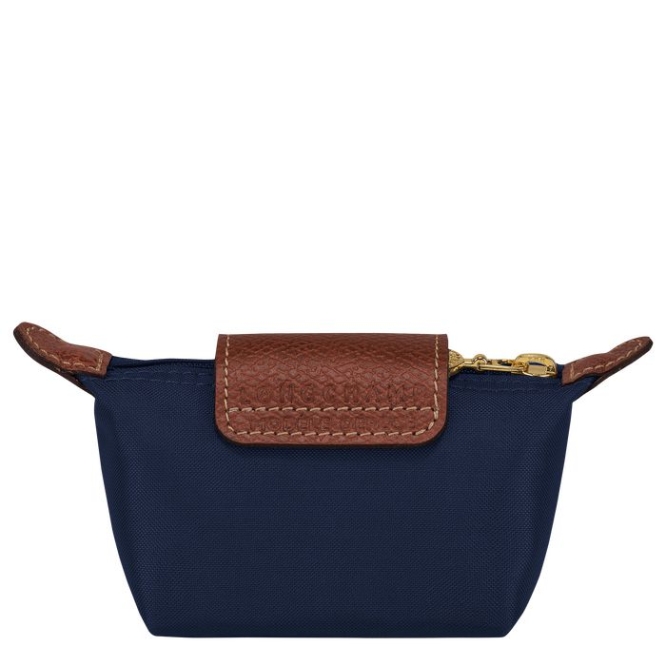 Women's Longchamp Le Pliage Original Cardholders & Coin Purses Navy | UAE-5239BK