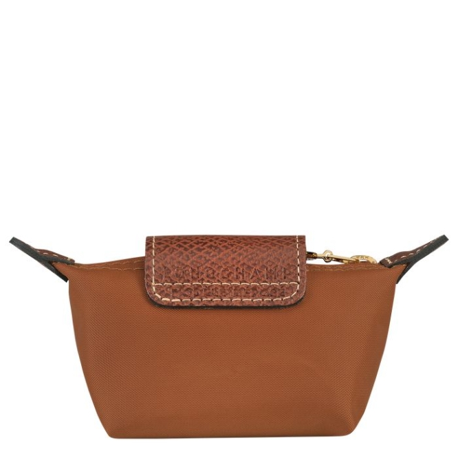 Women's Longchamp Le Pliage Original Cardholders & Coin Purses Brown | UAE-6081WG