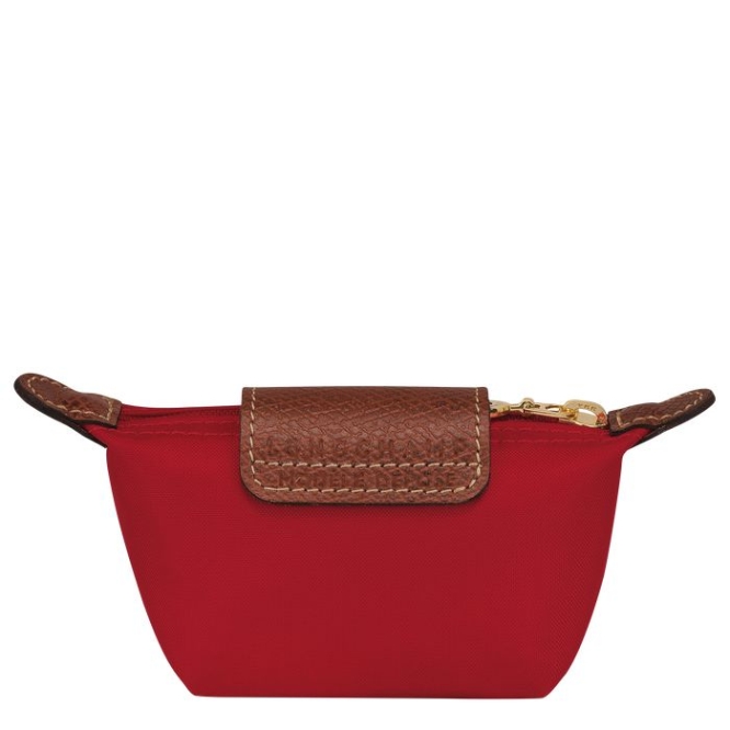 Women's Longchamp Le Pliage Original Cardholders & Coin Purses Red | UAE-8734WP