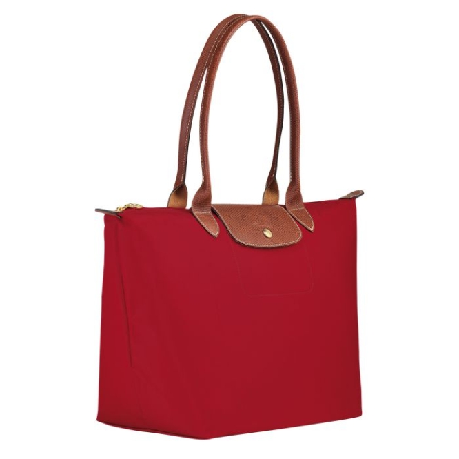 Women's Longchamp Le Pliage Original L Shoulder Bags Red | UAE-5268IL