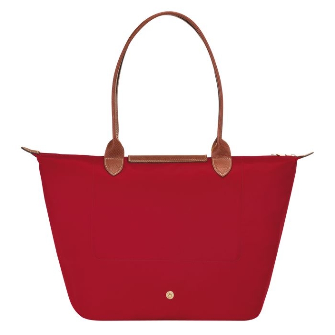 Women's Longchamp Le Pliage Original L Shoulder Bags Red | UAE-5268IL