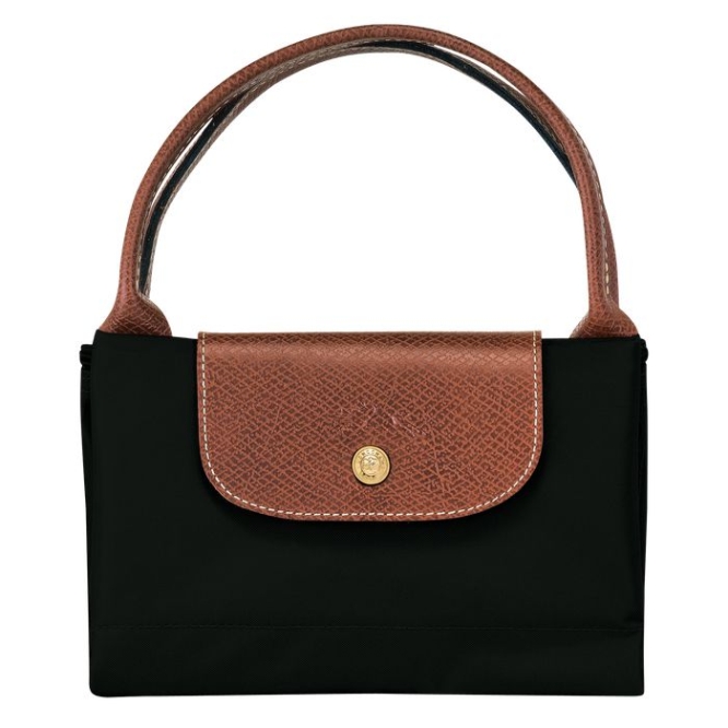 Women's Longchamp Le Pliage Original M Top-handle Bags Black | UAE-3065FI