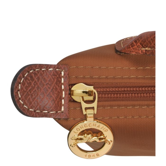 Women's Longchamp Le Pliage Original Pouches & Cases Brown | UAE-8704NQ