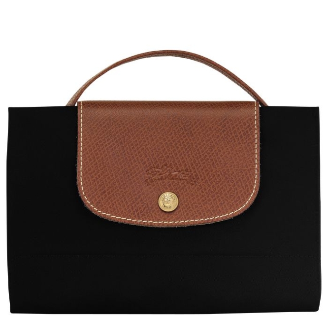 Women's Longchamp Le Pliage Original S Document Holders Black | UAE-1945SF