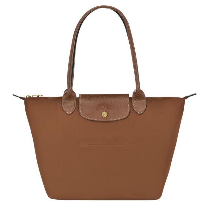 Women\'s Longchamp Le Pliage Original S Shoulder Bags Brown | UAE-5728YN